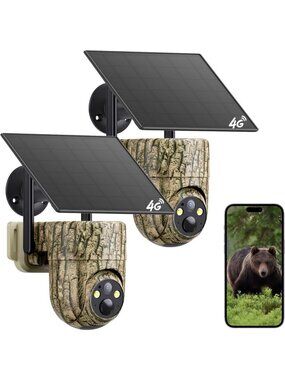 4G LTE Cellular Trail Camera with 2K Live Streaming & 360° Coverage